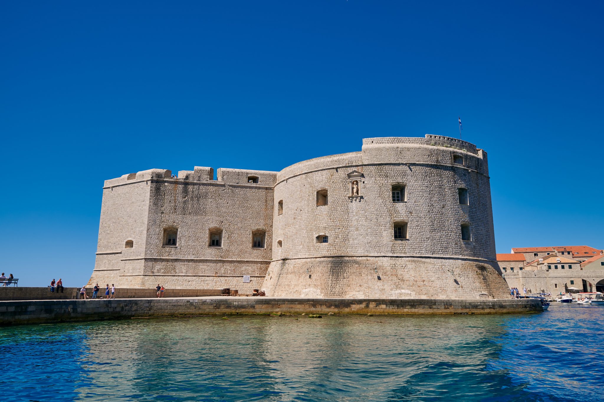Dubrovnik coastline viewed from the sea