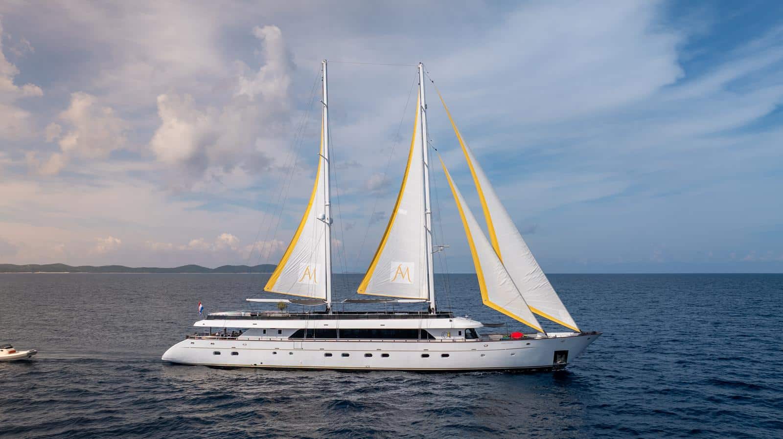 Anima Maris sailing in Croatian waters