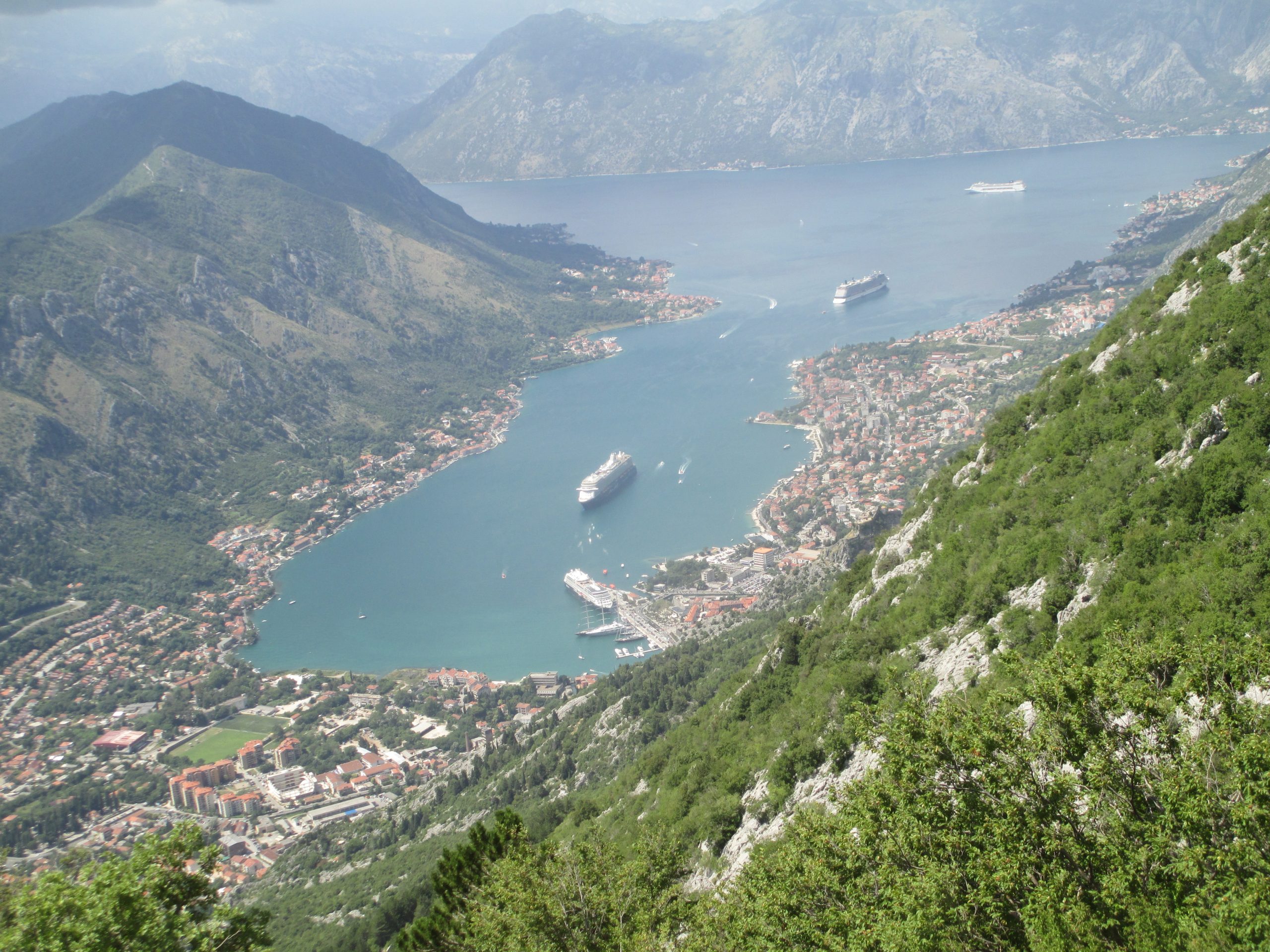 Bay of Kotor panoramic view
