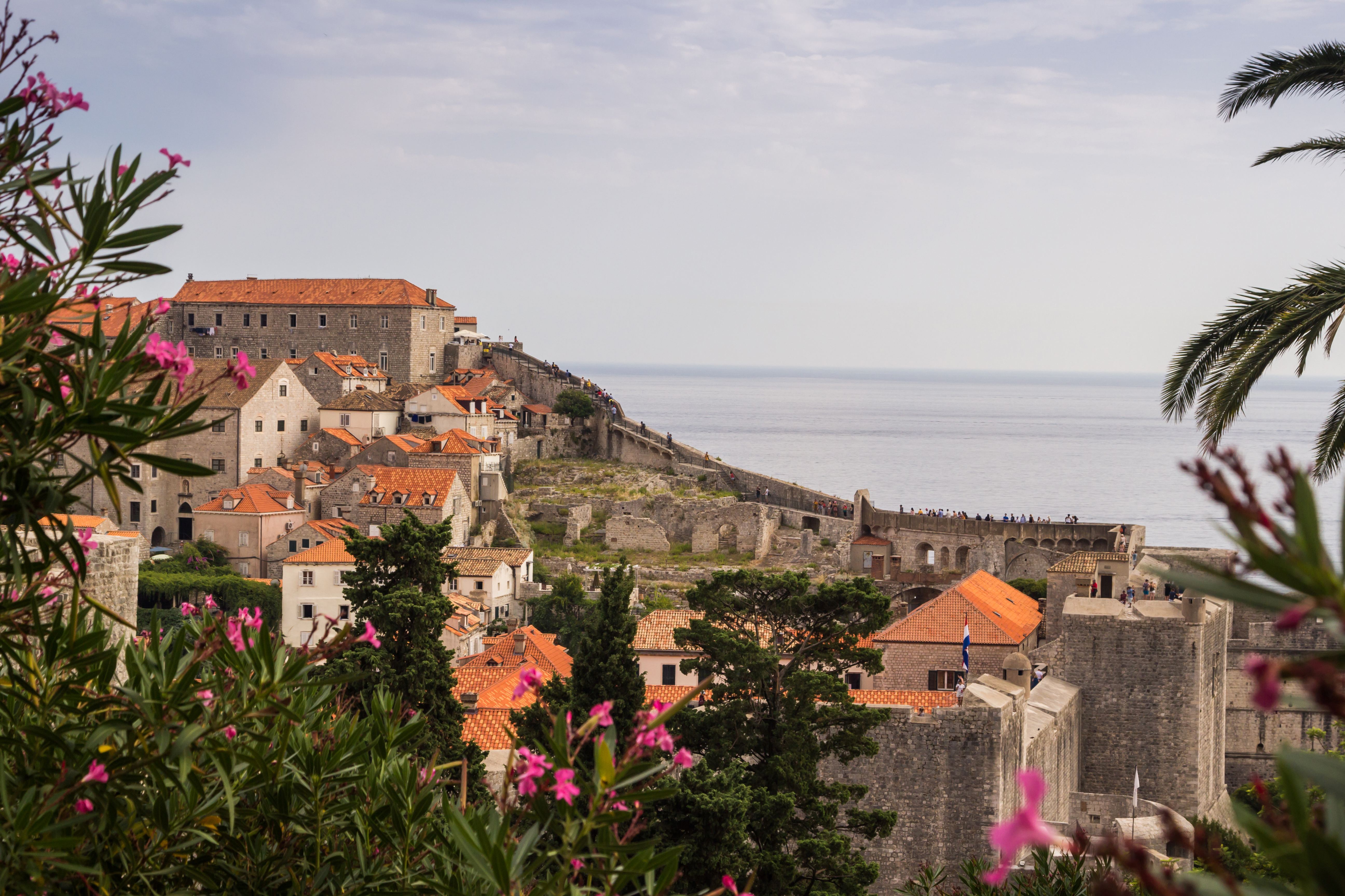 Evening view of Dubrovnik