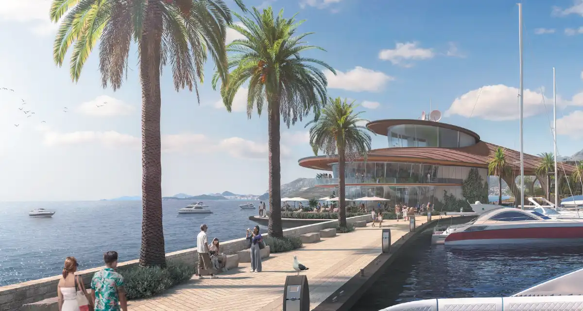 Marina Resort Cavtat yacht club rendering