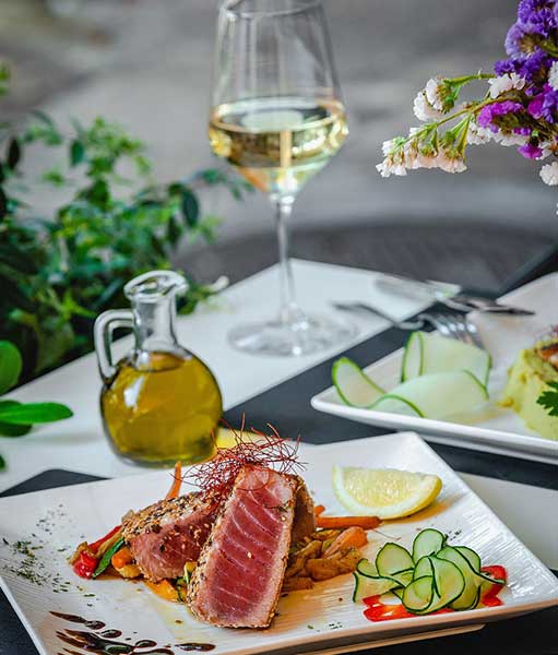 Olive oil and local food in Konavle